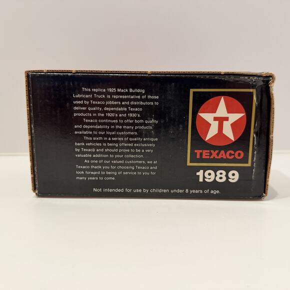 ERTL Diecast Texaco 1925 Mack Bulldog Lubricate Truck The Texas Company Bank 120 - Picture 4 of 11